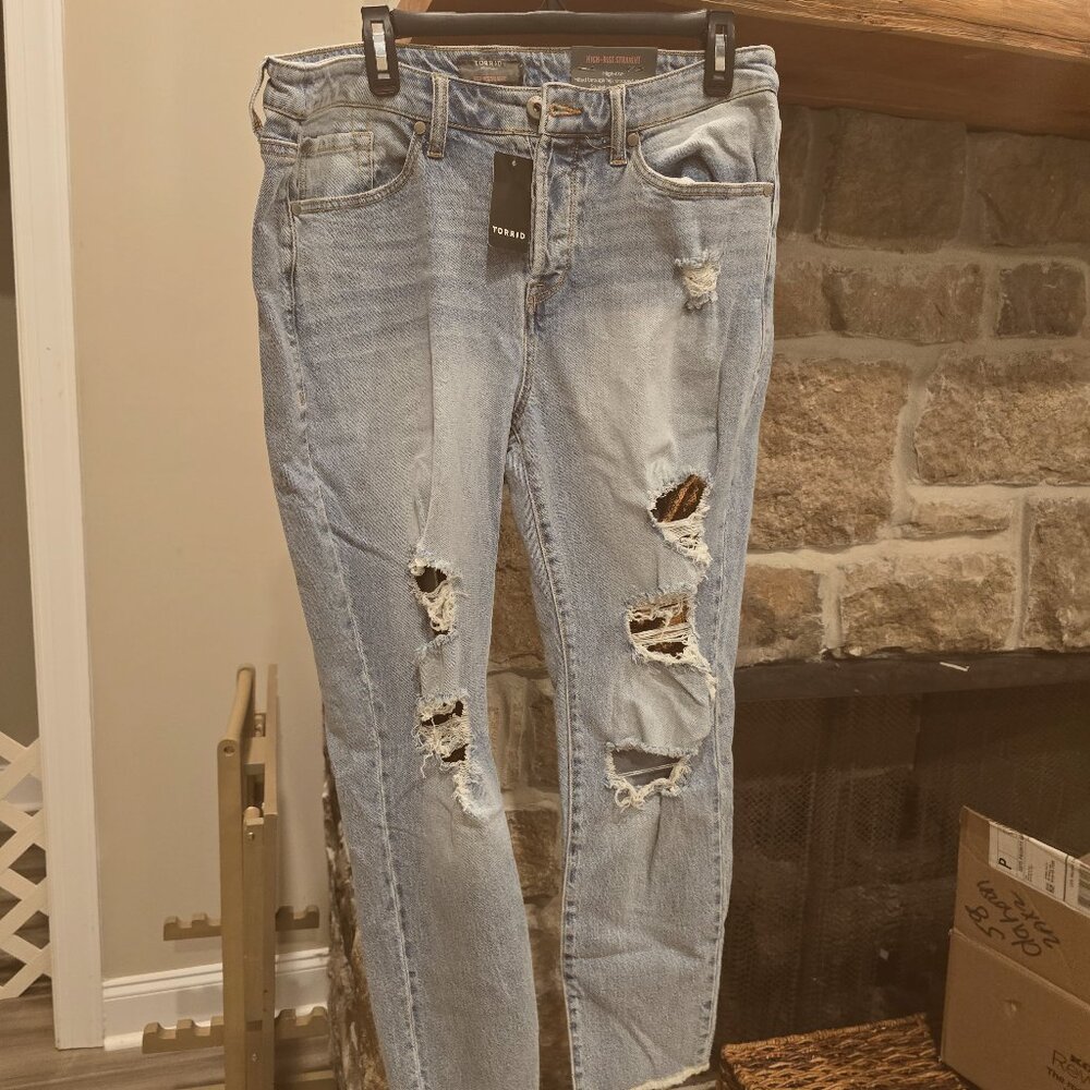 Torrid High Rise Straight Jeans | size 10 R - Picture 4 of 10